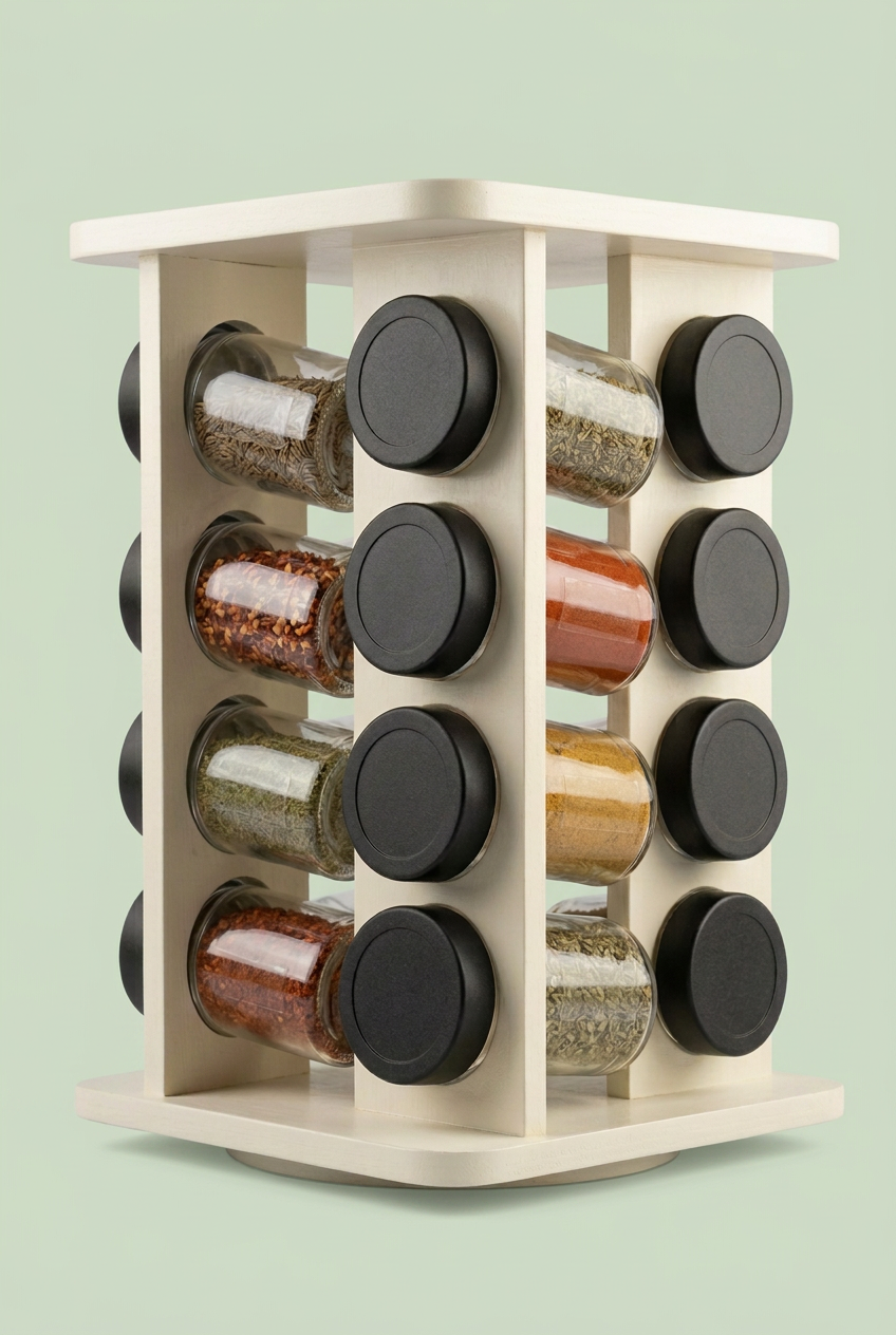Rotating spice rack