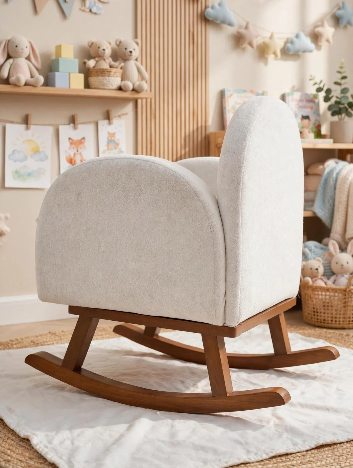 Kids Cloud Rocking Chair — In the room