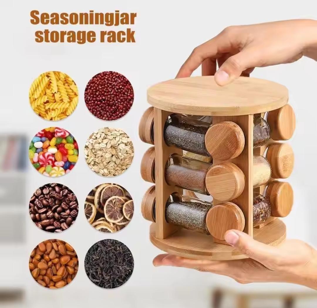 Rotating spice rack
